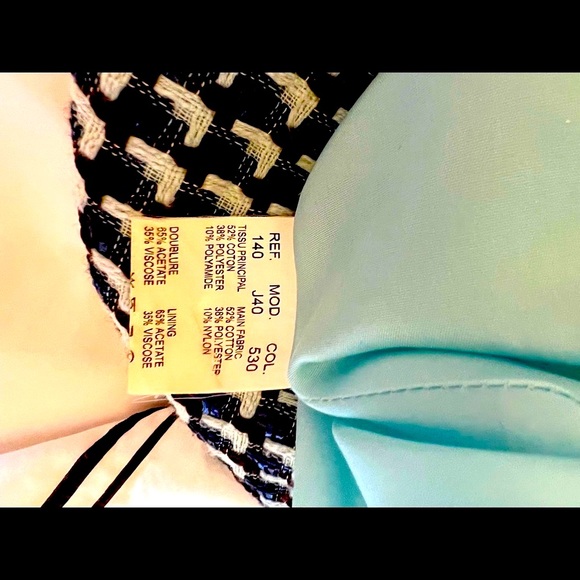 Carven metallic tweed skirt in excellent condition size 42 fully lined - Picture 9 of 9